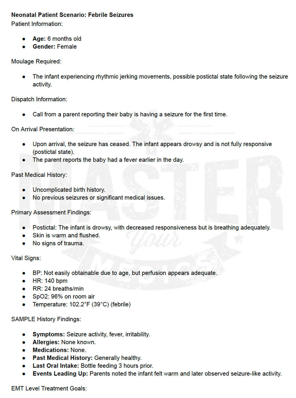 25 Pediatric Scenario Book: Essential Training for EMTs and Paramedics E-Book