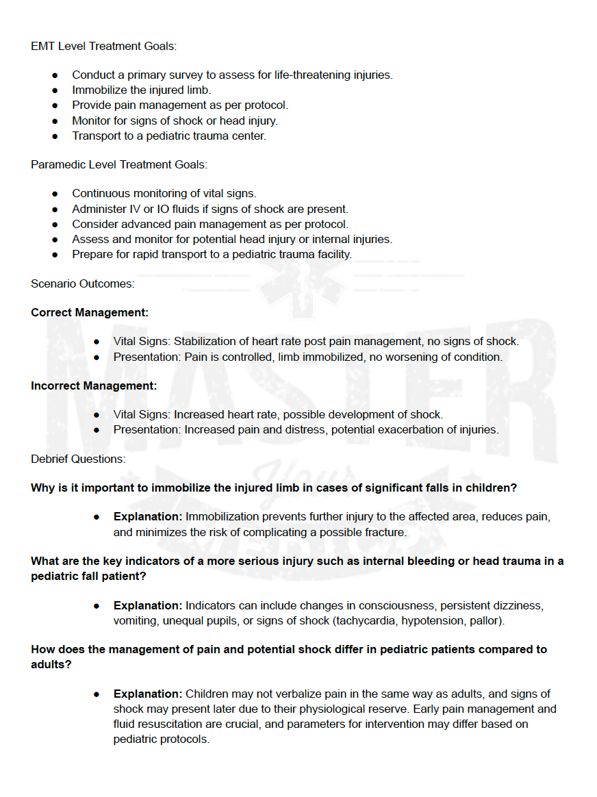 25 Pediatric Scenario Book: Essential Training for EMTs and Paramedics Physical Book