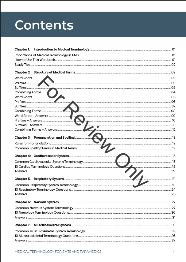 Medical Terminology Workbook | Anatomy and Physiology Coloring Book (School Review Copy)