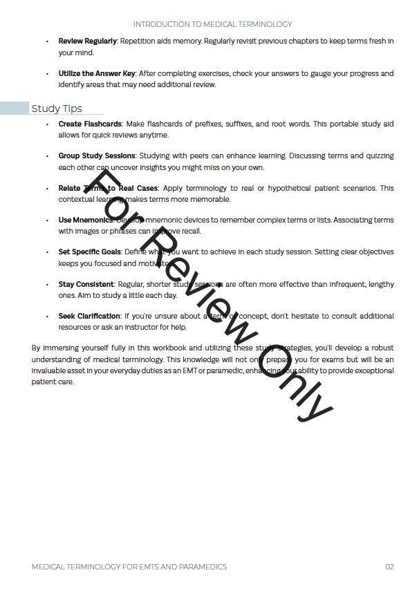 Medical Terminology Workbook | Anatomy and Physiology Coloring Book (School Review Copy)