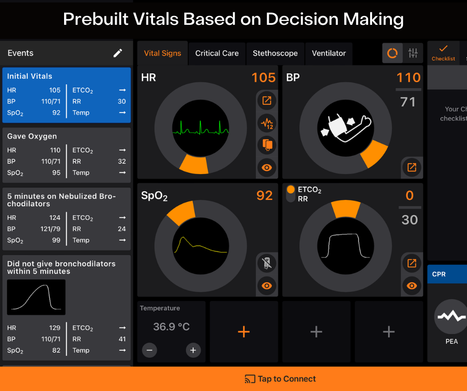 100 patient scenarios "Done For You" iSimulate REALITi 360 Integration