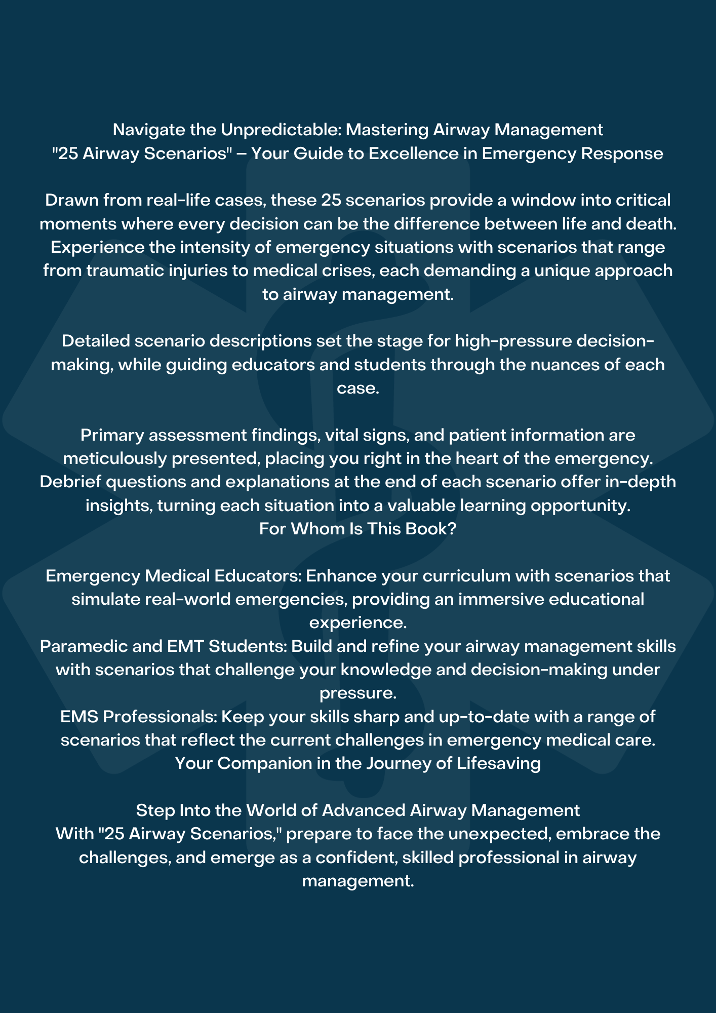 "25 Airway Scenarios: Mastering the Art of Airway Management" Physical Book