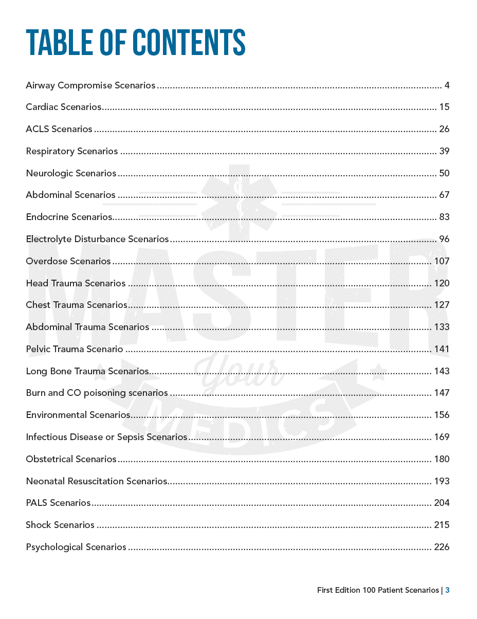 100 Patient Scenarios