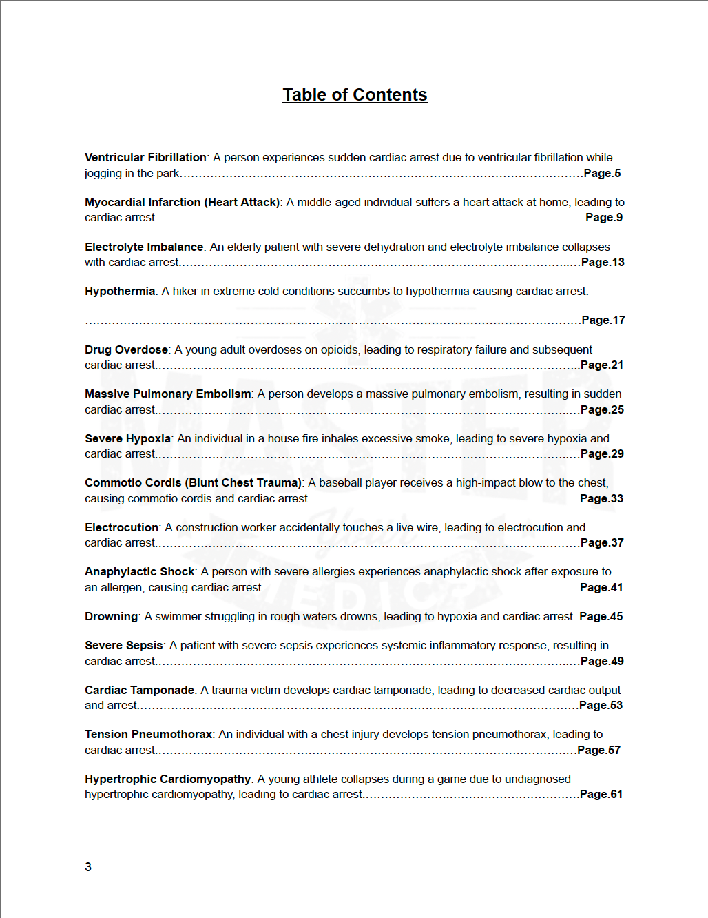 25 Cardiac Arrest Scenarios E-Book