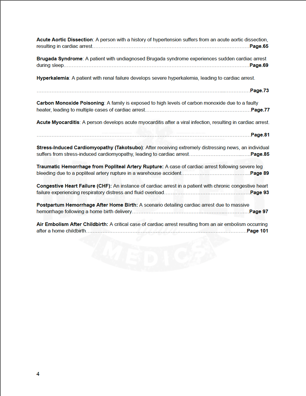 25 Cardiac Arrest Scenarios E-Book