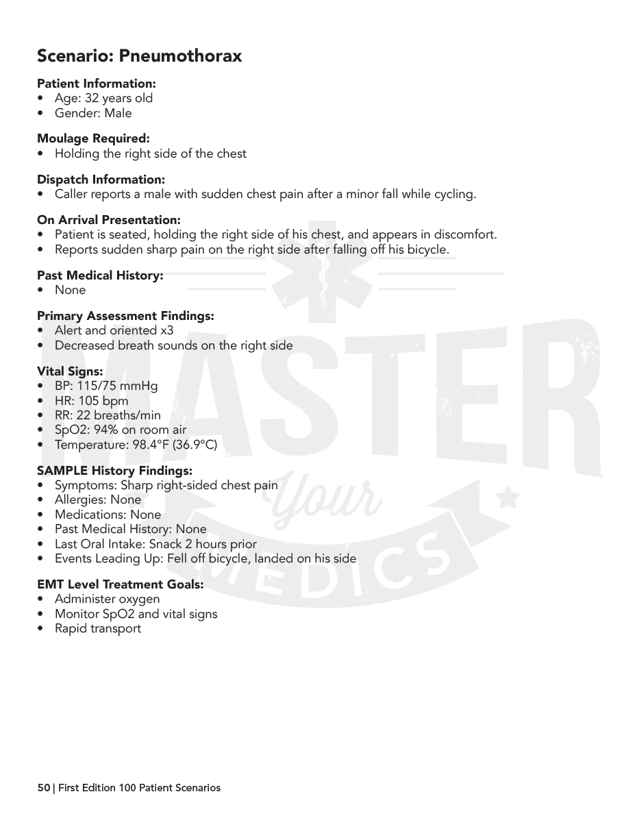 100 Patient Scenarios