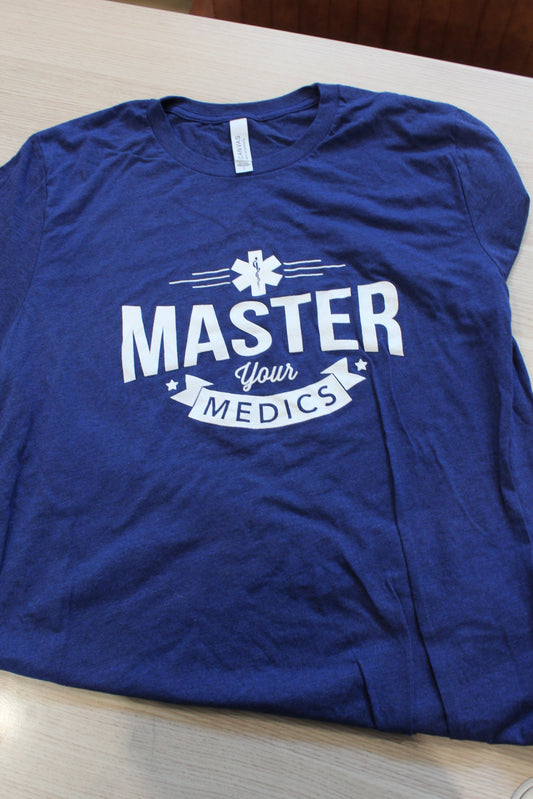 Blue Master your Medics Tee