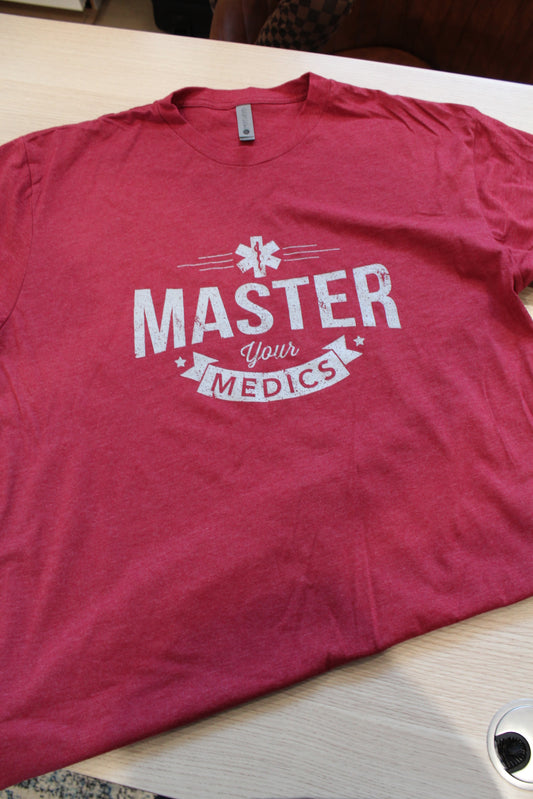 Red Master your Medics Tee