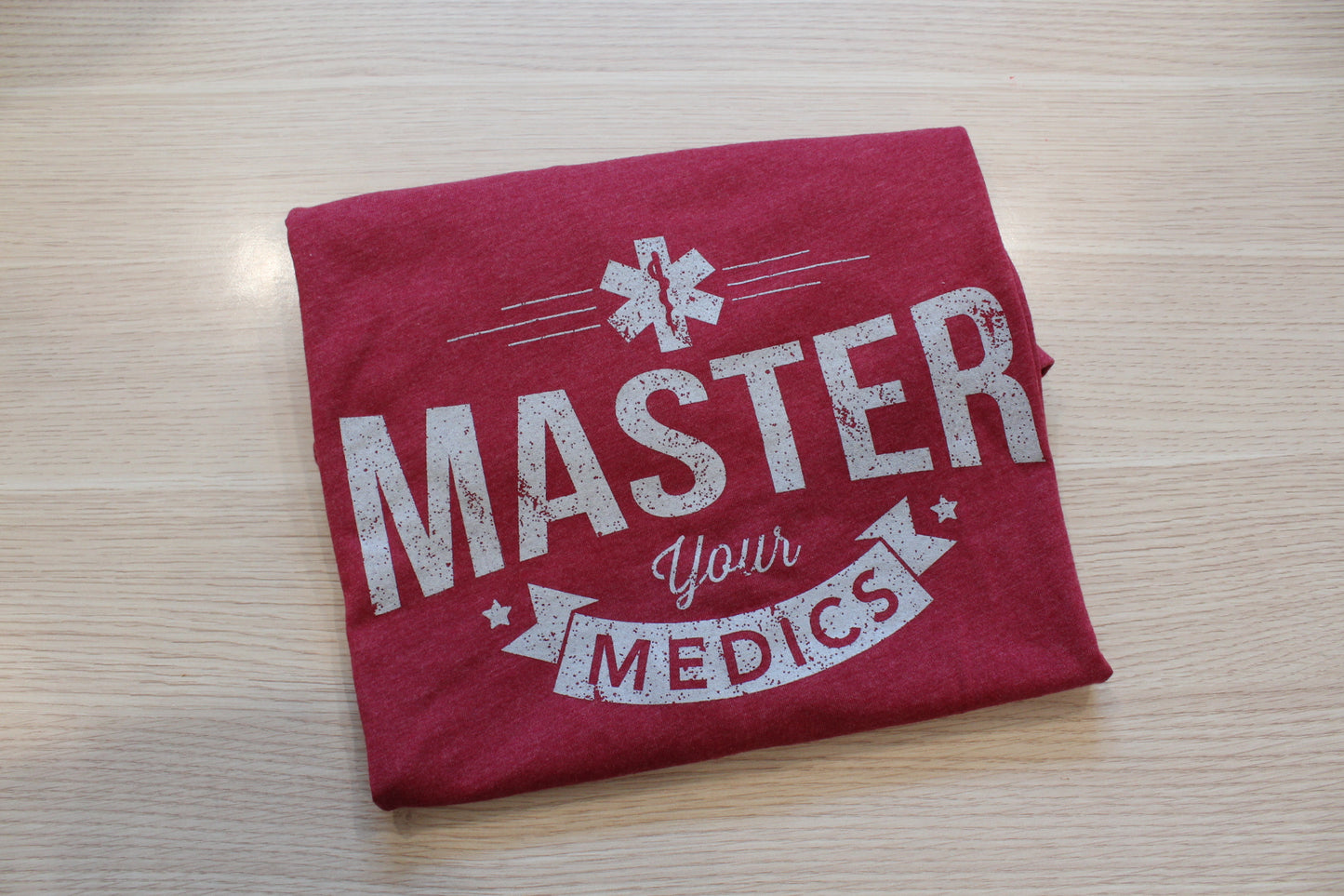 Red Master your Medics Tee
